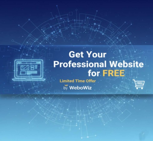 Get Your Professional Website for FREE — Limited Time Offer by WeboWiz